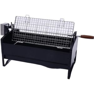 BBQ Grill Outdoor Houtskoolgrills Bbq Roterende Grill Familie Camping Draagbare Kleine Barbecue Oven Afneembare Outdoor BBQ Grill Buitenkeuken