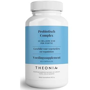 Theonia - Probiotisch Complex - Supplement - 20 miljard CFU - 60 veganistische capsules