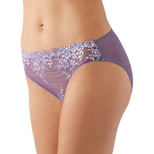 Wacoal Hugging kanten bikini pantyembrace voor dames, stijl ondergoed, transparant, Druif Comp Mult, S