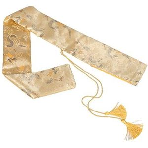 Zijden tas met gouden kwastje Japanse Samurai Wakizashi Tanto draagtas Taiji-verzamelhoesje