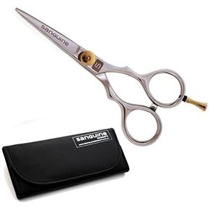 Snor schaar of baard trimmen schaar, extreem scherp - zilver 4,5 inch (11,5 cm)