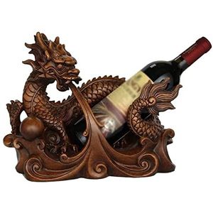 Wijnrek Flessenrek Hars Draak Chinese Stijl Wijnrek Plank Woonkamer Studie Wijnkast Decoraties Wijnstandaard