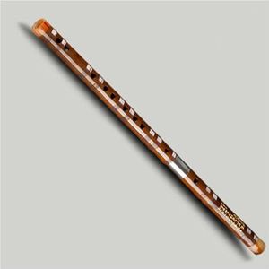 bamboe fluit Beginner Professioneel Spelen Bamboe-interface Witkoperen Dwarsfluit Volwassen Bamboefluit (Color : Brown C tone+gift)