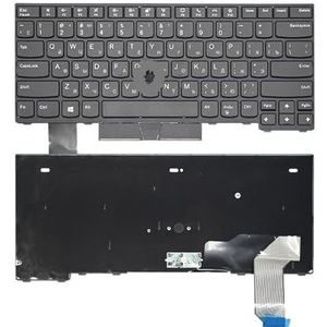 Russisch verlicht toetsenbord voor ThinkPad L14 Gen1 Gen2 TP00120E 5N20W67715 5N20W67679 5N20W67812 5N20W67776 5N20W67848(RU With Hole)