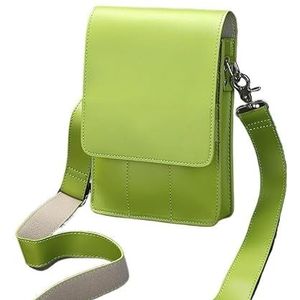 PXAMORTEL Kapperstas 1 stuks PU-lederen haarschaartas Clips tas Kappersschaar Holster Pouch Houder Case met heupriem Kapperstas(Light Green)