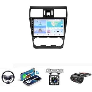 Android 13 Auto Stereo MP5 Player 9'' Screen Autoradio Voor Subaru Forester 4 SJ XV WRX 2013-2015 Car-play Android Auto GPS-navigatie Bluetooth RDS FM AM DAB+ Radio Stuurbediening Voice Control(NF-2 4