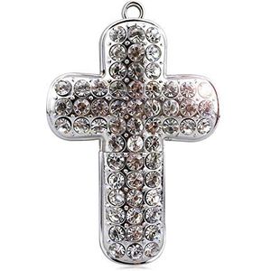 4GB Cross Shape USB 2.0 Flash Drive Thumt Drive Memory Stick Pen Drive U Disk Data Storage Jump Drive USB Drive (Zilver)