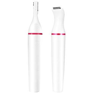 Elektrisch scheerapparaat, wenkbrauwtrimmer voor vrouwen, 4-in-1 wenkbrauwtrimmer Multifunctionele neushaarverwijderaar voor mannen, vrouwen