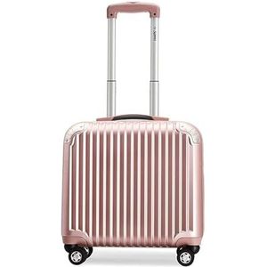 Koffer 16-inch bagage Kleine draagbare bagagekoffer Reizen Waterdichte harde kofferbagage Universele wieltrolleybagage lichtgewicht