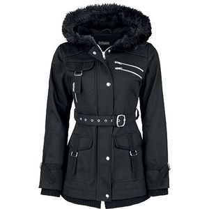 Gothicana by EMP Multi Pocket Jacket Winterjas zwart 6XL 100% katoen Gothic, Industrial, Rock wear