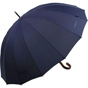 bugatti Lange paraplu Doorman – extravagante herenparaplu – eenvoudige bediening – voor betrouwbare bescherming – Navy