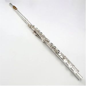 Dwarsfluit Muziekinstrument Franse Sleutel Massief Zilveren Sterling Zilveren Behuizing 17 Gaten Open Gat C Sleutel Split-E Sleutel Fluit