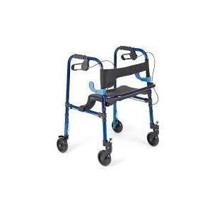 Rollator - Opvouwbaar - Geanodiseerd Aluminium - Met Draaibare Voorwielen - Art. RP751