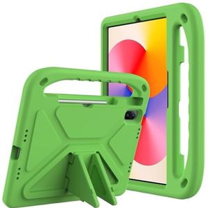 EVA draagbare schokbestendige kinderveilige handgreepstandaard geschikt for Huawei MatePad SE 11 inch 2021 2023 2024 DBY-W09 AGS6-W00-hoes(Green,MatePad 11 2021)