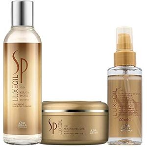 Wella SP Luxe Oil Keratine shampoo 200ml mask 150ml Elixir Luxe Oil 100ml