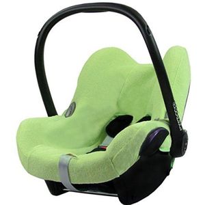 BambiniWelt by Rafael K. Zomerhoes hoes van badstof compatibel met Maxi Cosi CabrioFix (lichtGroen)