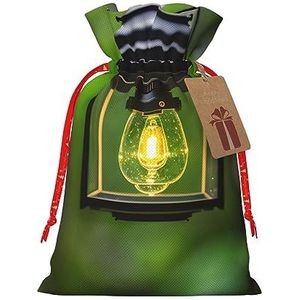 Firefly En Lantaarn Jute Trekkoord Gift Bags-Voor Kerstmis, Verjaardag En Verjaardag Vieringen