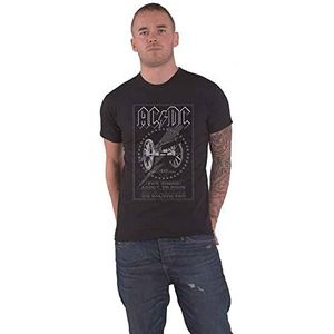 AC/DC T Shirt For those about to Rock 40th Monochrome nieuw Officieel Unisex Large