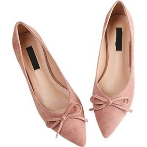 Vouwschoenen, vouwschoenen, platte damesschoenen, oprolbare schoenen voor dames, geklede werkflats, roze, 39 EU