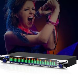 Mixtric Digital Equalizer for Home Stereo Audio System, Professional 31 Band Dual Channel Graphic Equalizer Music EQ with PC Tuning, Noise Reduction & Spectrum Analyzer Display