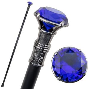 FHUILIJH Wandelen Hand Cane Stick - Gentleman's Walking Stick - accessoire voor dagelijks gebruik, Drama, Wizarding Cosplay, Stage Prop,A,93cm