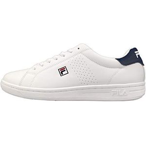 FILA Crosscourt 2 F Low Sneakers voor heren, White Dress Blue, 44 EU