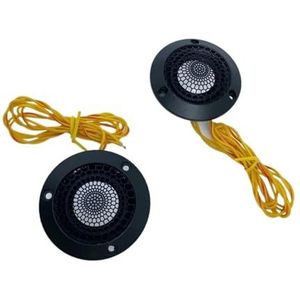 Een paar auto-tweeterluidsprekers, aluminiumlegering, keramische geluidsfilm, stereo-zuivere tweeterluidspreker, keramische tweeter, auto-audio