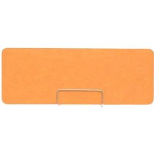KFGISD, 4 stuks akoestische viltschermen, geluidsdempende panelen, studententestverdelers, niesbeschermingsschermen for thuiskantoren,Bureauwanden(Orange,(40 * 60) with mobile base)