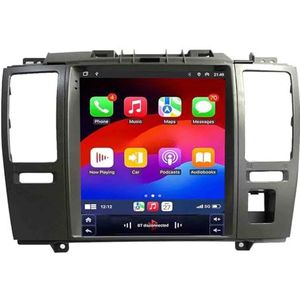 Android 14 2 Din Autoradio 9in Auto Stereo voor Nissan Tiida 2004-2013 met Draadloze Carplay Android Auto Bluetooth GPS Navigatie FM Radio WIFI Stuurwielbediening(H-2(2G+32G))