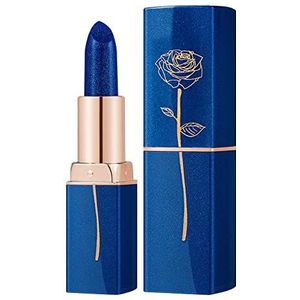 Blauwe lippenstift | Geen vervaging Non-stick Cup Waterproof Lipgloss,Blauwe matte vloeibare lippenstiften voor meisjes, vrouwen, nieuwjaarsgeschenken Komsoup