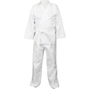 Taekwondo krijger kostuum Unisex Judo Gi Karate Taekwondo Kickboks Uniform Polyester Wit Meerdere Maten(150cm M)