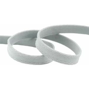 2 5 10 Yard 3/8"" 10mm Nylon BH Beugel Behuizing Elastiek Band Pluche Kanaalband Ondergoed Lingerie Naaiwerk Afwerking-Zilvergrijs-10mm-2 Yards
