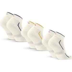 DANISH ENDURANCE - Dempende Sportsokken - Meerkleurig - Biologisch Katoen - Unisex 3 of 6-pack