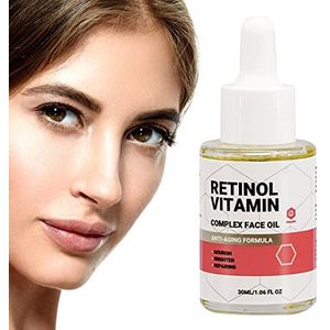 5 Pcs Vitamine A Olie - Plantaardige Olie,Olie Moisturizer Vitamine Compacte Huid Stralend Voeg helderheid toe Dagelijkse gezichtsverzorging Bescherming Hydraterend Ximan