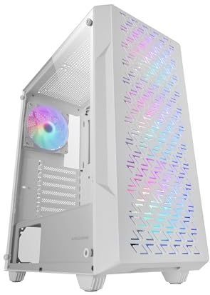 Mars Gaming - Mcgeo - PC Behuizing - Geometrisch Mesh - Zwart - ATX