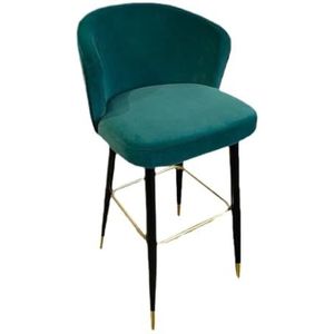 Barkruk Moderne Eenvoudige Vrijetijdsstoel Woonkamer Fauteuil Vrijetijdsmeubilair Persoonlijkheid Eenvoudige Creatieve Barstoel Barkrukken(Green,A)