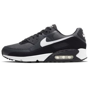 Nike Air Max 90 Hardloopschoenen voor heren, Iron Grey/White/Dark Smoke Grey/Black, Iron Grey White Dark Smoke Grey Black, 46 EU