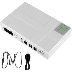 10400 mAh Mini Draagbare UPS 5V, 9V, 12V Uninterruptible Power Supply Multipurpose Mini UPS Batterij Backup for Wifi IP Cam(10400 mAh-US-2A)
