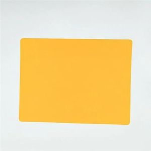 Siliconen bakmatten laken zachte siliconen tafelmat grote meerkleurige antislip hittebestendige anti-aanbak bakmat voor keuken eetkamer aanrecht beschermer (kleur: geel b, maat: 40 x 50 cm)