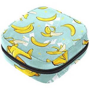 Maandverband Opbergtas, Vrouwelijke Product Pouches Draagbare Periode Kit Tas voor Meisjes Vrouwen Dames, Meerkleurig, 4.7x6.6x6.6 in/12x17x17 cm