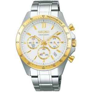 SEIKO SBTR024 Spirit Quartz chronograaf horloge verzonden vanuit Japan, wit, modern, wit, modern, Wit., Modern