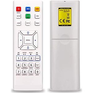 Aimdio Beamer Afstandsbediening voor Acer P1500 H5380BD H5382BD H6510BD H5360BD H6517ABD H6517BD H6517ST H6520BD H7532BD H7550BD H7550ST H6512BD H5370BD H6515BD P1173 X117H P6200 P6600 P6500