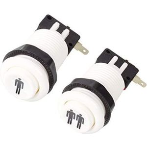 EG STARTS Happ Style 1 Player / 2 Player Start & Home toetsen met microschakelaar voor Arcade Mame Jamma Parts videogames