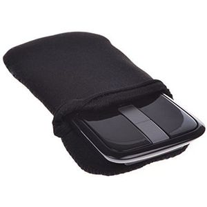 Muistasje, Case Wonder Neopreen Waterbestendige Draagtas Draagbare hoes Hoes Tassen voor Microsoft Arc Touch Mouse, Zwart