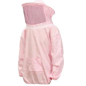 BEEOFICEPENG Imkerpak, Bijenkleding met Hoed, Anti-Bijenpak, Anti-Bijen Bijenbeet-Uitrusting, Landbouwkleding, Jumpsuit Roze