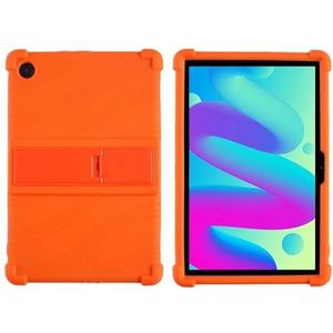 Compatibel Met TCL Tab 10 4G/Tab10 FHD 4G/Tab 10 HD 10L Soft Silicon schokbestendig Tablet Case Bescherm Shell(Color:Orange,Size:For TCL Tab10 FHD 4G)