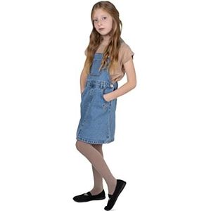 NOQ Dikke panty voor meisjes, Corina Plain, 120 DEN, warmvoetige leggings, kinderkamer, ballet, dansles, ondoorzichtig, zwart, marineblauw, wit, roze, latte, 140-146