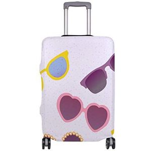 MONTOJ Summmer Meisjes Bril Patroon Koffer Cover Bagage Cover ALLEEN Cover
