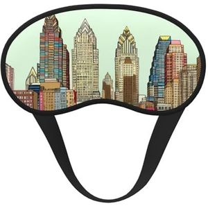 Austin Texas Slaapmasker voor zijslaper, lichtblokkerende nachtmaskers voor slapen oogmasker voor vrouwen mannen oogbedekking zachte comfortabele oogschaduw voor reizen, dutje