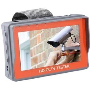 Videomonitor Draagbare CCTV-tester IV8W 8MP AHD/CVI/TVI Mini-monitorcameratester VGA-ingang Videokabeltester Beveiligingscameratester Voor installatie en onderhoud op locatie(IV5)